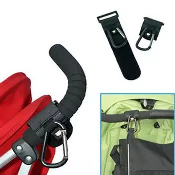 Универсальная детская коляска, подгузник, сумка для покупок, вешалка, металлический крючок, держатель, зажим