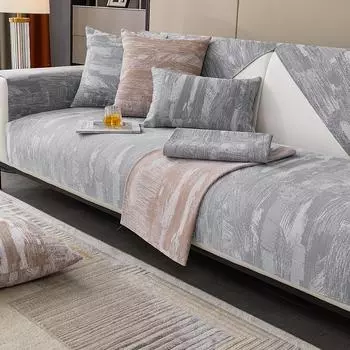 Универсальная диванная подушка Four Seasons, жаккардовый диван с одуванчиком, защитный чехол, полотенце, противоскользящая подушка для гостиной, домашний декор 70x70cm 1pcs