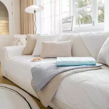 Универсальная диванная подушка, хлопковая подушка, хлопковая подушка с вышивкой, современный простой противоскользящий утолщенный чехол для подушки 70x70