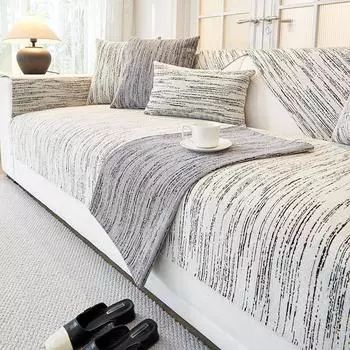 Универсальная диванная подушка из синели Four Seasons, высококачественный чехол для дивана в скандинавском стиле, нескользящее полотенце на спинку 70*70cm