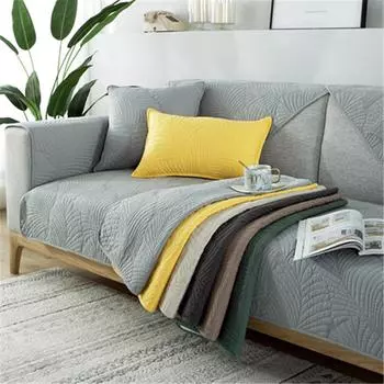 Универсальная диванная подушка на четыре сезона, подушка из чистой хлопчатобумажной ткани, хлопок, скандинавский простой современный нескользящий чехол для дивана из цельного дерева, чехол 70*70