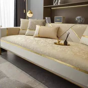 Универсальная диванная подушка на все времена года, чехол для диванной подушки из синели, чехол для спинки Modern Simple, нескользящий чехол, наволочка 70*70cm