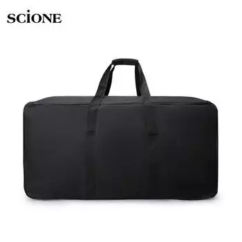Универсальная дорожная сумка унисекс на колесах, большая вместительная дорожная сумка, прочный Оксфорд, простая многофункциональная сумка, чемодан XA573F чёрный