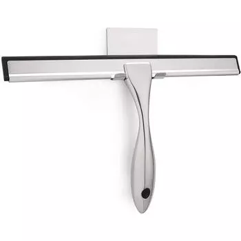 Универсальная душевая скребок для душевых дверей, ванной комнаты, окон и автомобильных стекол - бронза, нержавеющая сталь