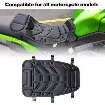 Универсальная дышащая подушка для сиденья мотоцикла, декомпрессионная подушка для квадроцикла, противоскользящая подушка для длительной езды, защитная подушка
