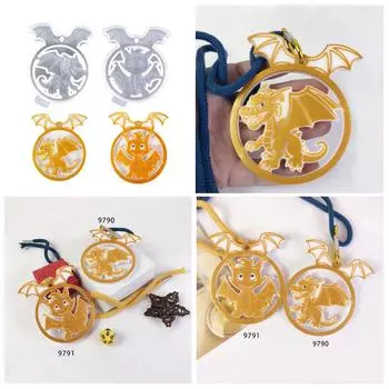 Универсальная форма для литья из смолы, форма для ожерелья, кулона, эпоксидная смола в форме дракона, идеально подходит для создания ювелирных брелоков 2