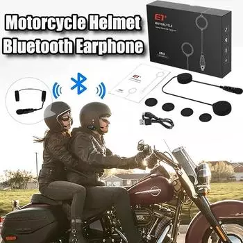Универсальная гарнитура Bluetooth для мотоциклетного шлема Bluetooth BT5.3, стереодинамик для шлема, беспроводная гарнитура для шлема для езды без помощи рук
