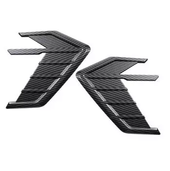 Универсальная глянцевая накладка на боковое крыло автомобиля под карбон, воздухозаборник, наклейка