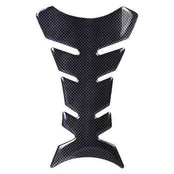 Универсальная гоночная автомобильная крышка топливного бака в виде рыбьей кости, аксессуары для мотоциклов, наклейка, накладка на бак чёрный