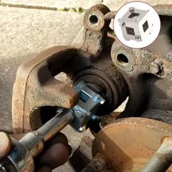 Универсальная группа регулировки тормозного цилиндра для автомобилей с 4-колесными дисковыми тормозами, вращает поршень, инструмент для ремонта автомобиля