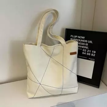 Универсальная холщовая сумка-тоут для женщин, вместительная, высококачественная, прочная, устойчивая, уникальная сумка через плечо