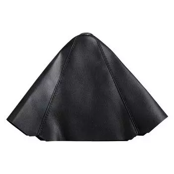 Универсальная JDM Ручка Переключения Передач Автомобиля Чехол Воротник Кожаный Чехол Рычага Переключения Передач С Красной Прострочкой Подходит Для Большинства Автомобилей