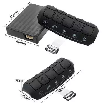 Универсальная кнопка на рулевом колесе Беспроводной контроллер Автомобильное радио DVD GPS-плеер Автомобильный пульт дистанционного управления Многофункциональный ЖК-дисплей с подсветкой