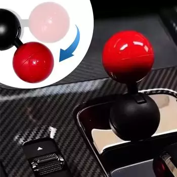 Универсальная кнопка запуска автомобиля с наклейкой-наклейкой в один клик, все инструменты для модификации кнопки запуска автомобиля в один клик в стиле клюшки для мяча красный