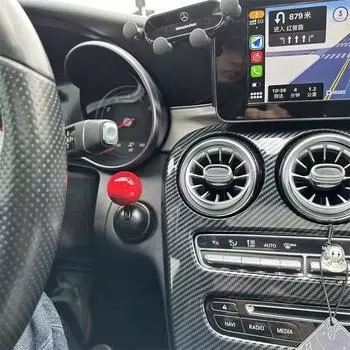 Универсальная кнопка запуска автомобиля с одним нажатием, запуск/остановка двигателя автомобиля, кнопка запуска одним нажатием, декоративная наклейка, пластиковый стиль красный