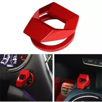 Универсальная кнопка запуска/остановки двигателя автомобиля, декоративная накладка, автомобильные аксессуары