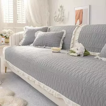 Универсальная кружевная подушка для дивана Four Seasons, новинка 2023 года, нескользящая подушка для дивана, простая современная домашняя подушка для гостиной, дивана 70x70cm 1PC