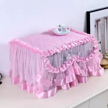 Универсальная крышка для микроволновой печи. Универсальная крышка из кружевной ткани. Универсальная крышка. Крышка от пыли и масла.