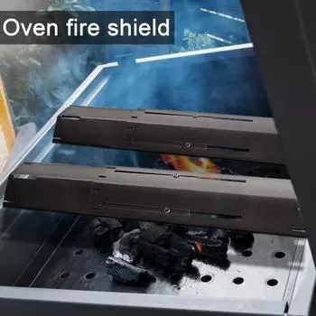 Универсальная крышка горелки, регулируемый тепловой экран из нержавеющей стали, распределитель пламени, сменная тепловая палатка, безопасная конструкция горелки чёрный