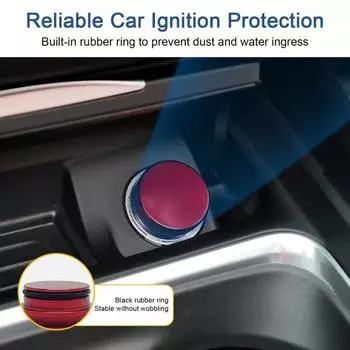 Универсальная крышка из алюминиевого сплава, розетка для зажигания, универсальная вилка для шляпы, водонепроницаемая, пылезащитная, автомобильная мощность