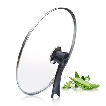 Универсальная кухонная ручка для крышки, сменная стеклянная кастрюля, противоожоговая крышка, круглая ручка-держатель, аксессуары для приготовления пищи чёрный