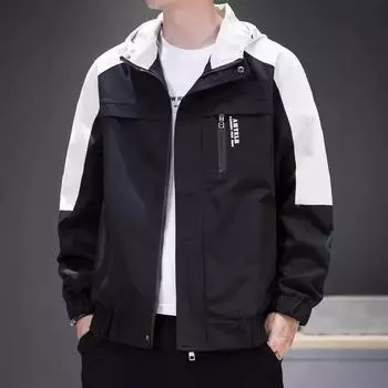 Универсальная куртка свободного покроя с капюшоном премиум-класса, мужская куртка на осень и лето M