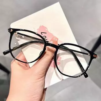 Универсальная квадратная оправа для очков Tr90, женская черная оправа, однотонные очки с защитой от синего света, мужские художественные очки с матовой оправой, очки для близорукости