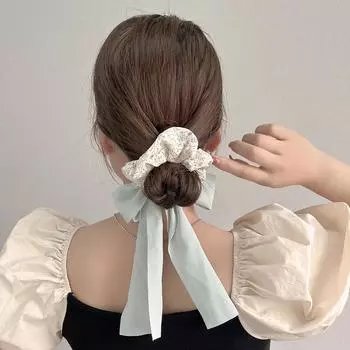 Универсальная лента для волос в лесном стиле, резинки для волос для женщин, эластичные петли для волос, модные аксессуары для волос