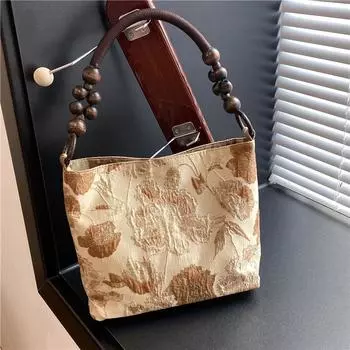 Универсальная летняя новая женская сумка на плечо в китайском стиле Hanfu Horse Face с высококачественной текстурой и нишей в древнем стиле