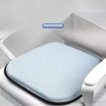 Универсальная летняя подушка для автомобильного сиденья с USB-портом, 6 вентиляторами, быстрой вентиляцией, гелем, ковриком для сиденья инвалидной коляски для дома и офиса