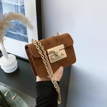 Универсальная маленькая квадратная сумка Niche Design, модная мини-сумка для губной помады, высококачественная маленькая сумка через плечо розовый