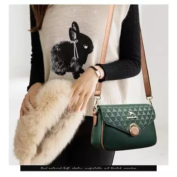 Универсальная маленькая сумка на цепочке, новинка 2024 года, модная и модная широкополосная женская сумка через плечо, летняя популярная маленькая квадратная сумка под мышками