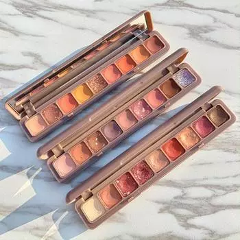 Универсальная матовая стильная косметическая палитра теней для век пигменты A