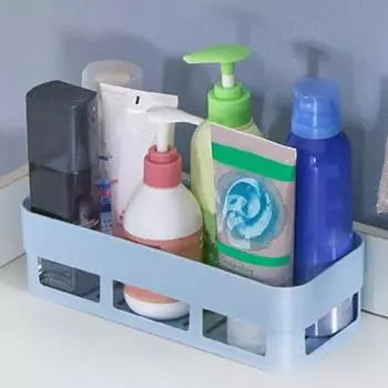 Универсальная модная настенная вентиляционная стойка для ванной комнаты широкого применения, поднос для ванны белый