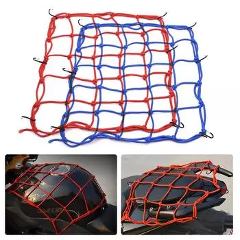 Универсальная мотоциклетная сетка для багажа, крючки, аксессуары для мотоциклов, сетка для мотоцикла, сетка для банджи, держатель для шлема, черная сетка для багажа