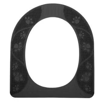 Универсальная накладка на сиденье для унитаза на четыре сезона, моющаяся силиконовая нескользящая накладка на сиденье для унитаза, небесно-голубая серый