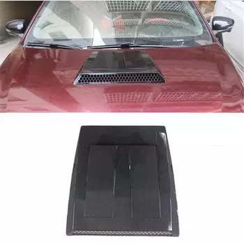 Универсальная накладка на вентиляционное отверстие капота автомобиля из АБС-пластика под карбон