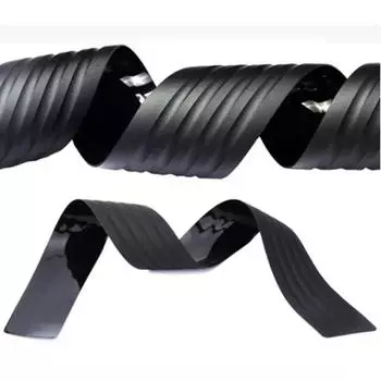 Универсальная наклейка на задний бампер автомобиля, защитная наклейка на порог багажника, резиновая полоска, защитная наклейка для автомобилей и накладки против царапин чёрный