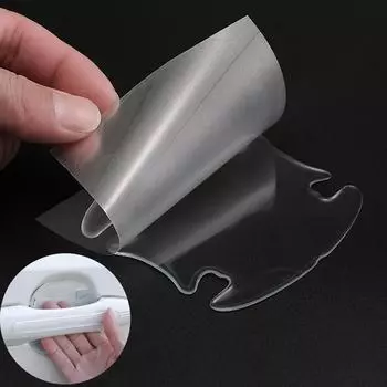 Универсальная наклейка против царапин, наклейка на автомобиль, ручка двери автомобиля, ручка автомобиля, наклейка на бампер, автомобильные аксессуары, защита двери автомобиля