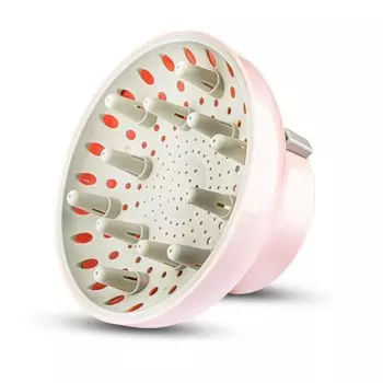 Универсальная насадка-диффузор для фена, регулируемая насадка для фена, подходит для большинства типов насадок для фена, диффузор для волос, 1,7 -2,6