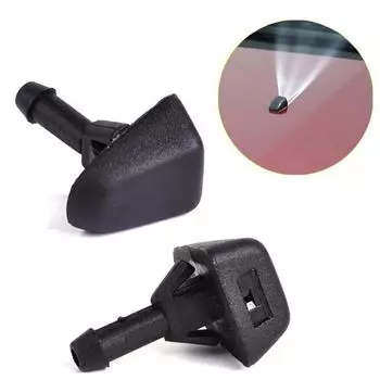 Универсальная насадка для мытья лобового стекла автомобиля, насадка для распыления воды, черная веерообразная регулируемая насадка, автомобильные инструменты