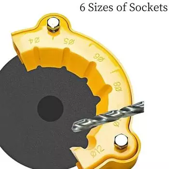 Универсальная насадка для заточки сверл для угловой шлифовальной машины 4-12 мм Высокоточный многофункциональный шлифовальный инструмент Полировальные принадлежности