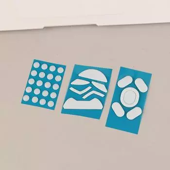 Универсальная нескользящая износостойкая подставка для ног из 1 листа, тефлоновая нижняя наклейка для мыши RoundUniversal