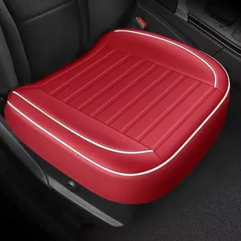Универсальная нескользящая кожаная подушка для автомобильного сиденья без спинки, цельная, с полным покрытием, для основного и сменного водителя, лидер продаж во внешней торговле. HX-QB Fully Inclusive Square Mat