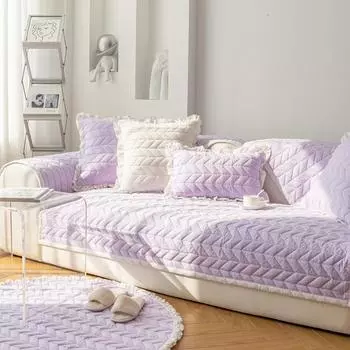 Универсальная нескользящая подушка, простой современный чехол для дивана, тканевый чехол для полотенца на спине, хлопковая ткань, диванная подушка, четыре сезона 70x70