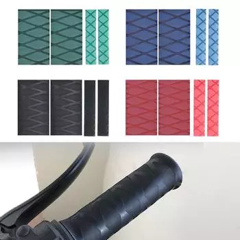 Универсальная нескользящая термоусадочная ручка для мотоцикла, противоскользящая ручка, резиновый рукав, чехол на руль для перчаток для BMW R1250GS R1200GS ADV F900XR, 5 цветов Brake чёрный