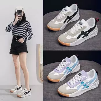 Универсальная обувь для студентов, обувь из губки, увеличивающая рост, повседневная обувь, женская обувь 35 чёрный