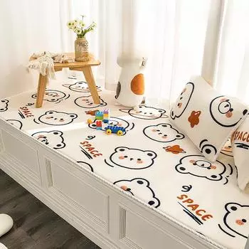 Универсальная оконная подушка на четыре сезона, мультяшная подушка на выступе, новое высококачественное одеяло для детской комнаты, подушка для балкона 60*150