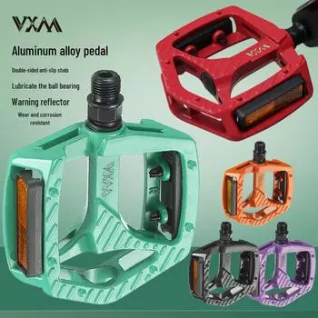 Универсальная педаль из алюминиевого сплава с шарикоподшипниками для горных и шоссейных велосипедов чёрный