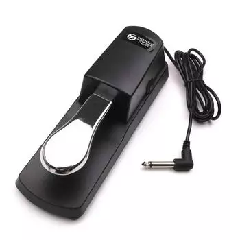 Универсальная педаль сустейна для электронных клавишных и цифровых пианино, противоскользящая нижняя подставка для музыкальных инструментов для Yamaha чёрный